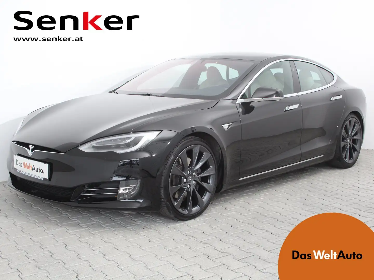 Tesla Model S Long Range Schwarz - 1