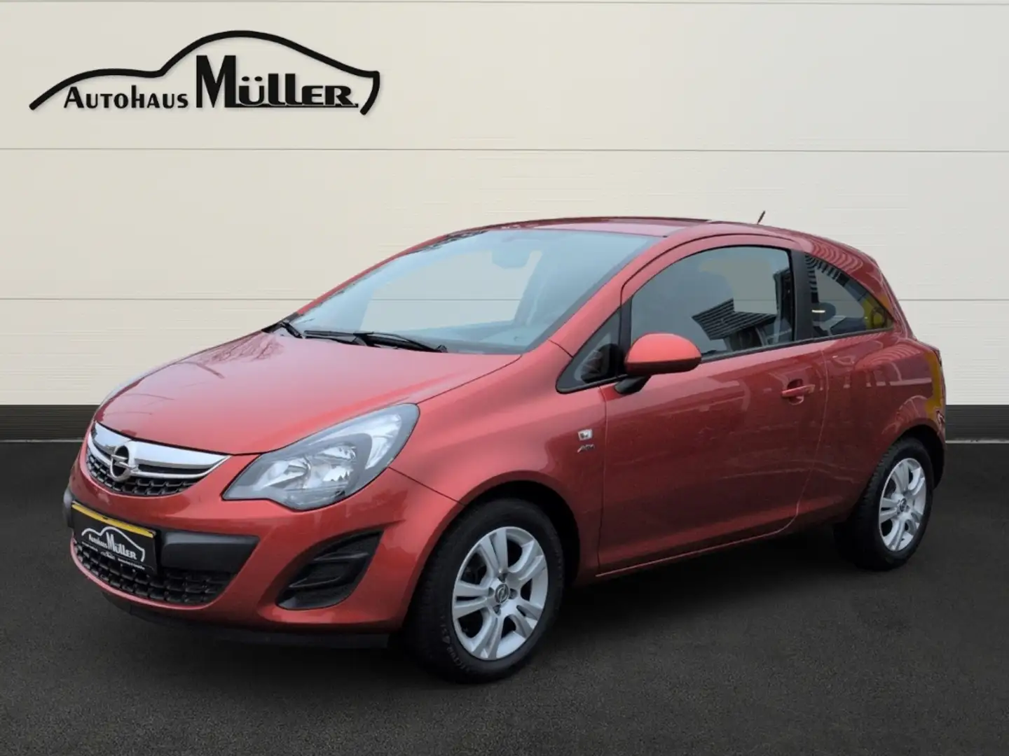 Opel Corsa D Active Temp Speedlimiter Alu Klima el.SP Lederle Rot - 1