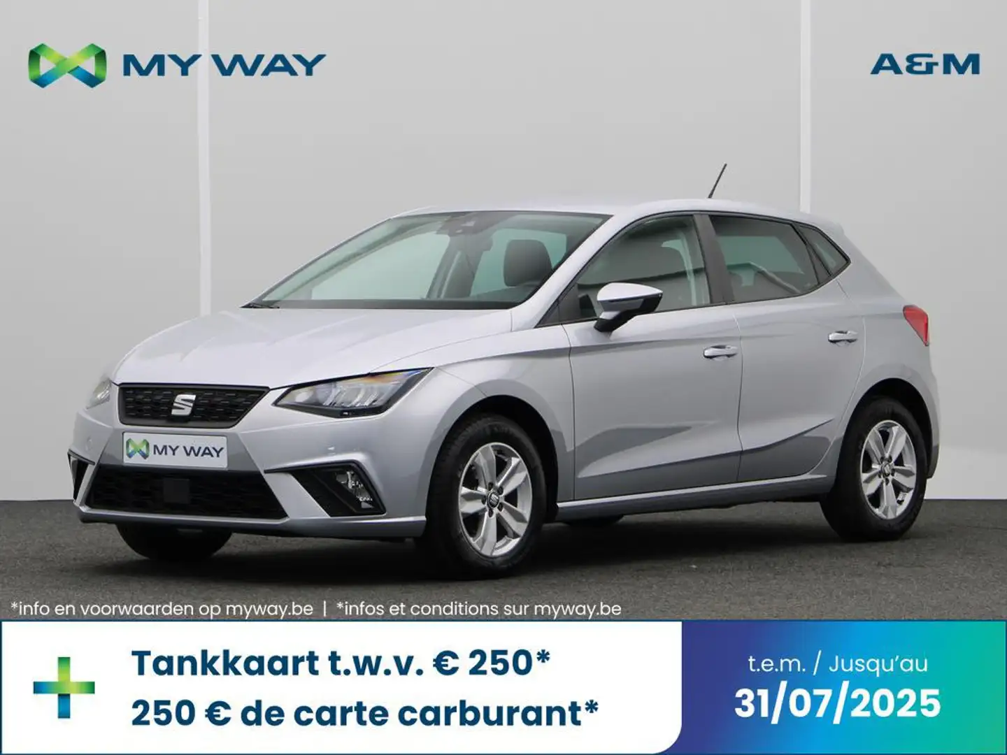 SEAT Ibiza 1.0 TSI 95 PK BENZINE Gris - 1