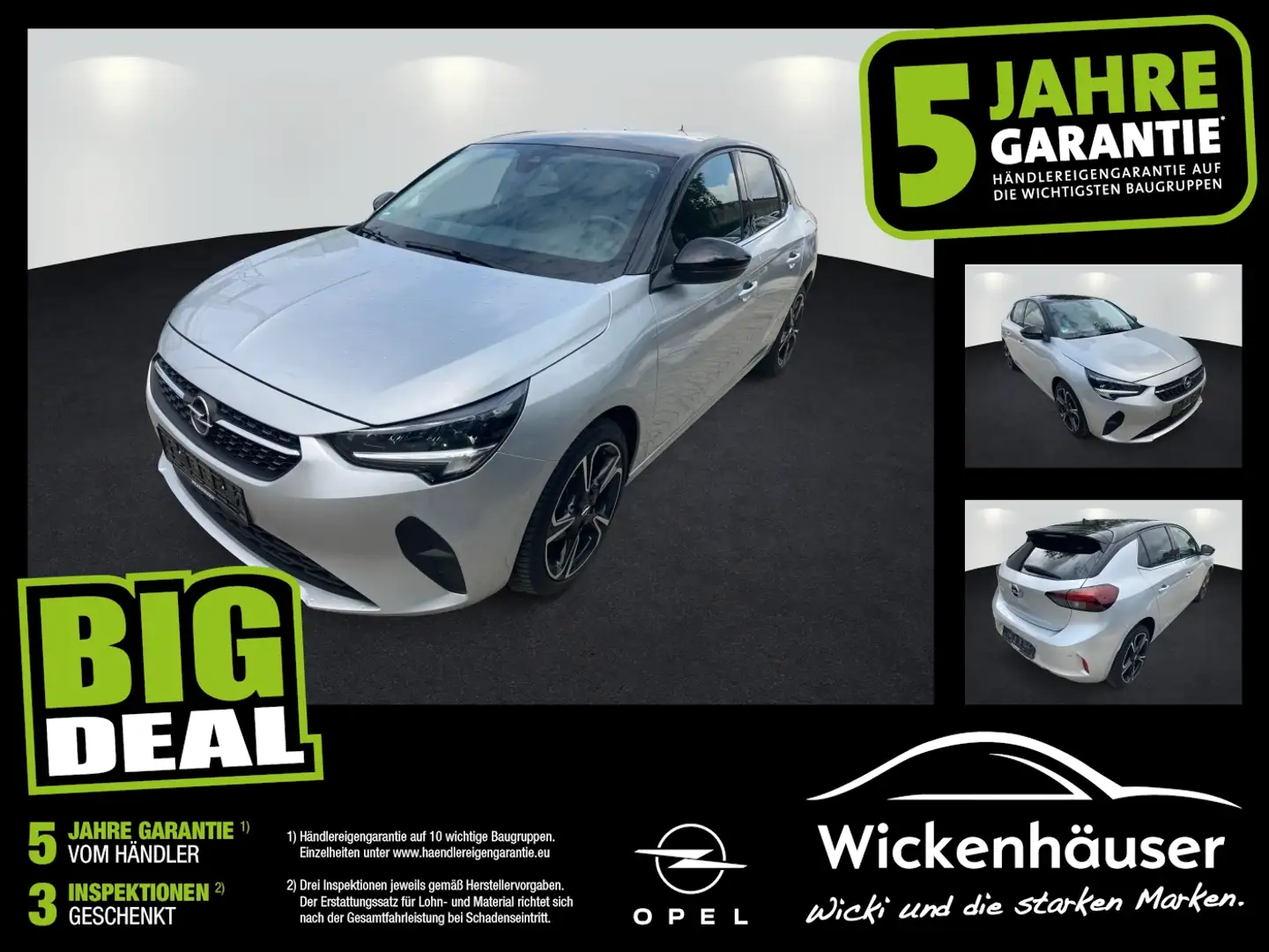 Opel Corsa F 1.2 Turbo Sitz- und Lenkradheizung Plateado - 1
