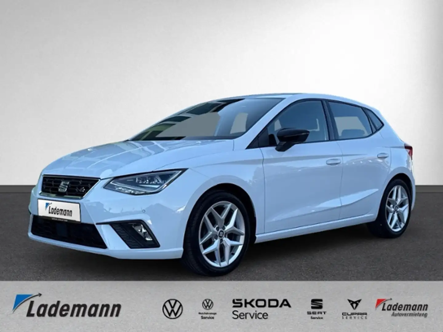SEAT Ibiza 1.0 TSI FR LED+NAVI.+RFK+ACC+BEATS+SHZ+PDC Weiß - 1