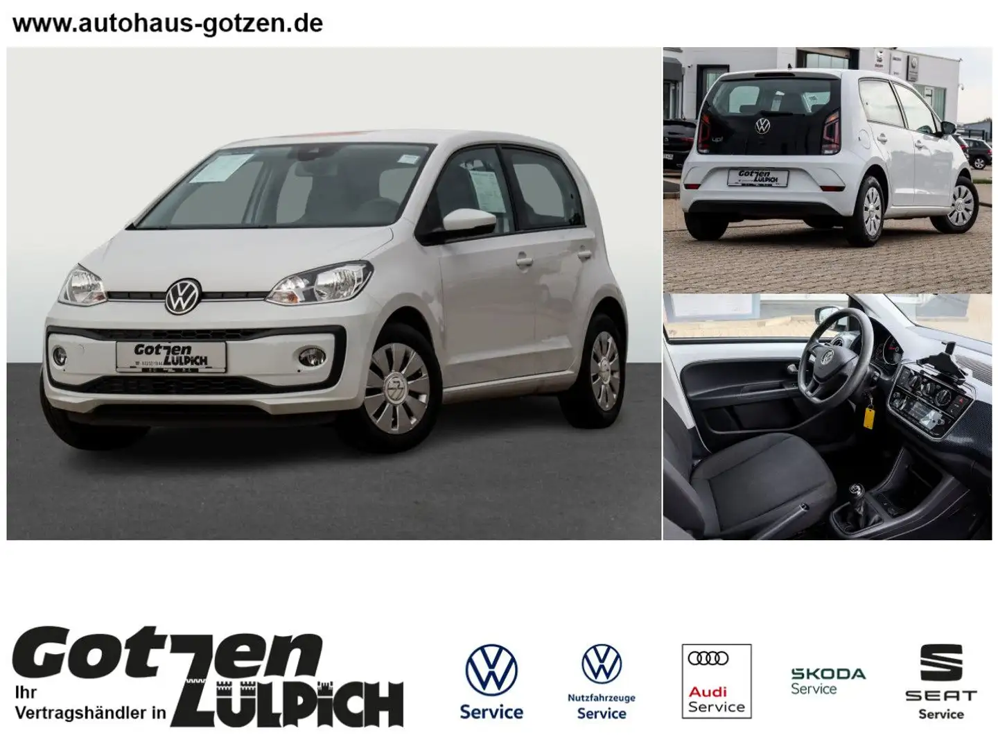 Volkswagen up! Move Up Klima Winterpaket Vordersitze Blanco - 1