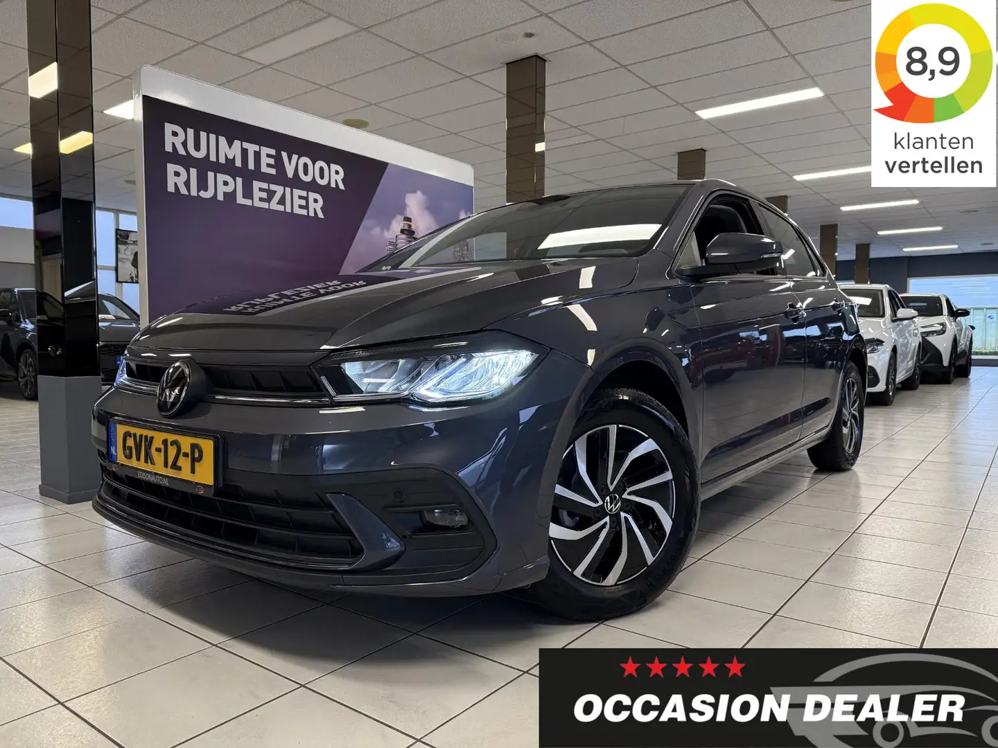Volkswagen Polo 1.0 TSI DSG 95PK Life *IQ*CLIMA*LED*CAM*LM15* Grijs - 1