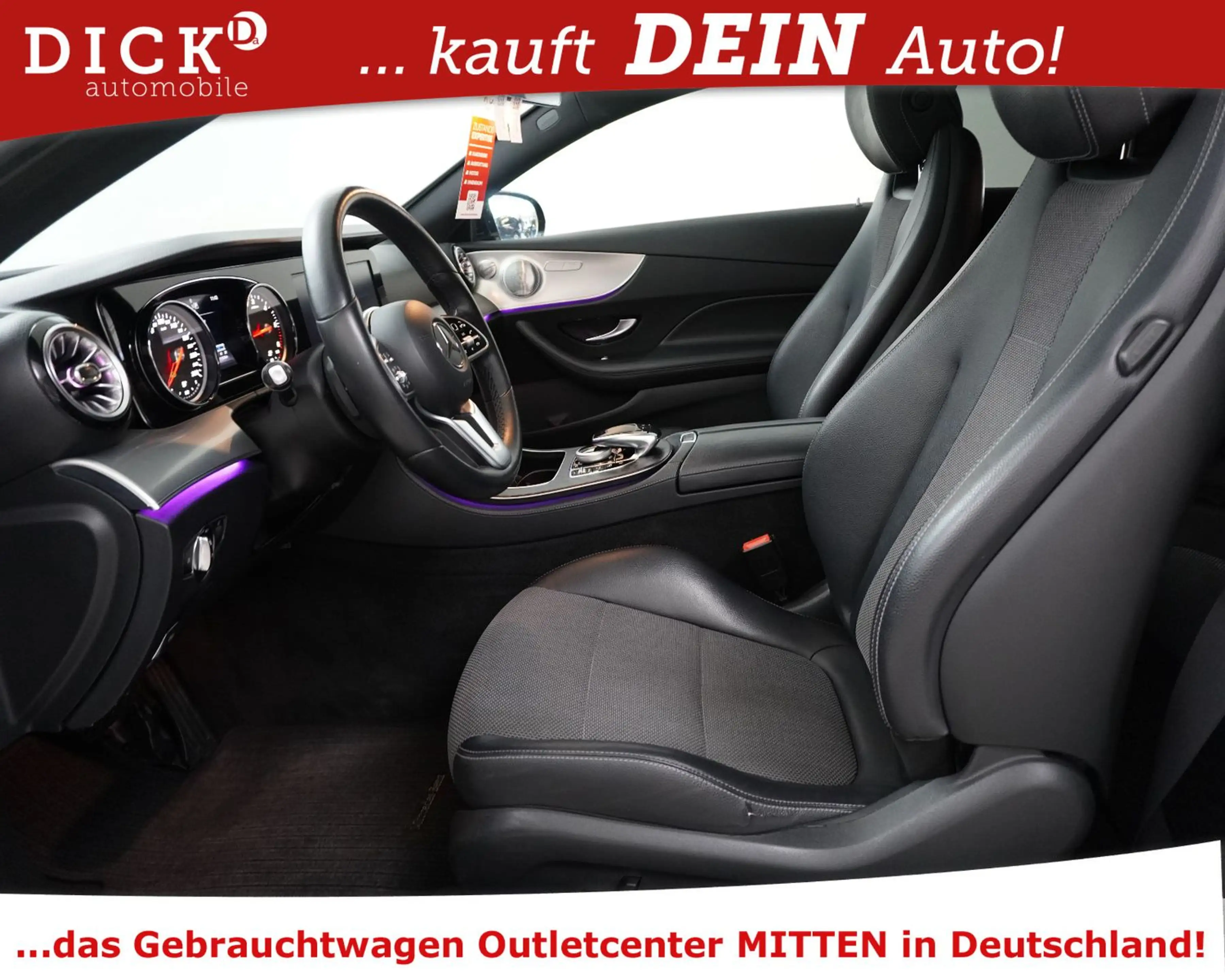 Mercedes-Benz E 220 E220d Coupe 9G Avatg PANO+BURME+COMAN+KAM+MULTIB — photo 10