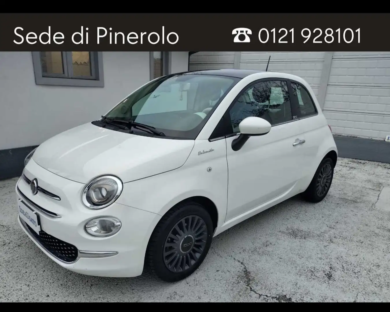 Fiat 500 1.0 FireFly Hybrid Dolcevita Blanc - 1