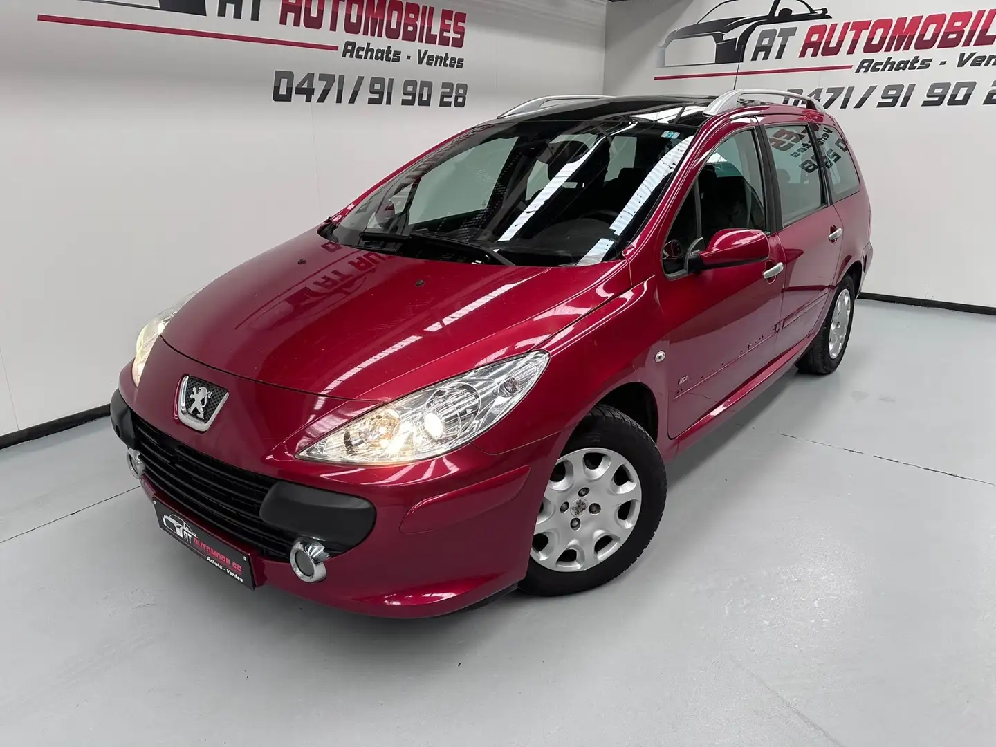 Peugeot 307 1.6 HDI, CT OK Rood - 1