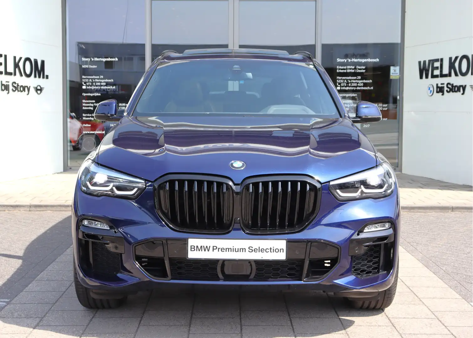 BMW X5 xDrive45e High Executive M Sport Automaat / Panora Blauw - 2
