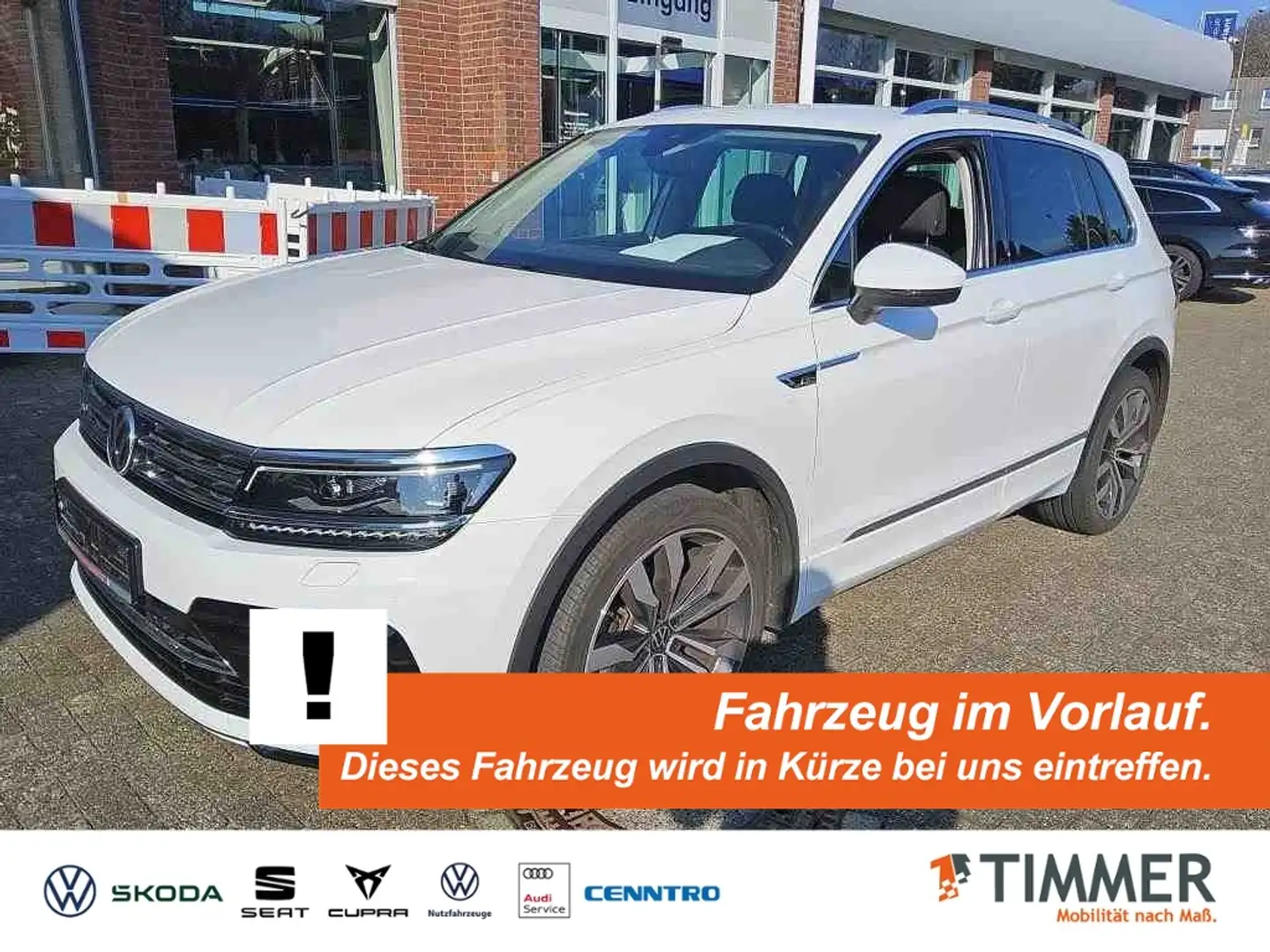 Volkswagen Tiguan 1.5 TSI DSG R-LINE *360° *AHK *LM20 *ACC *NAVI * Weiß - 1