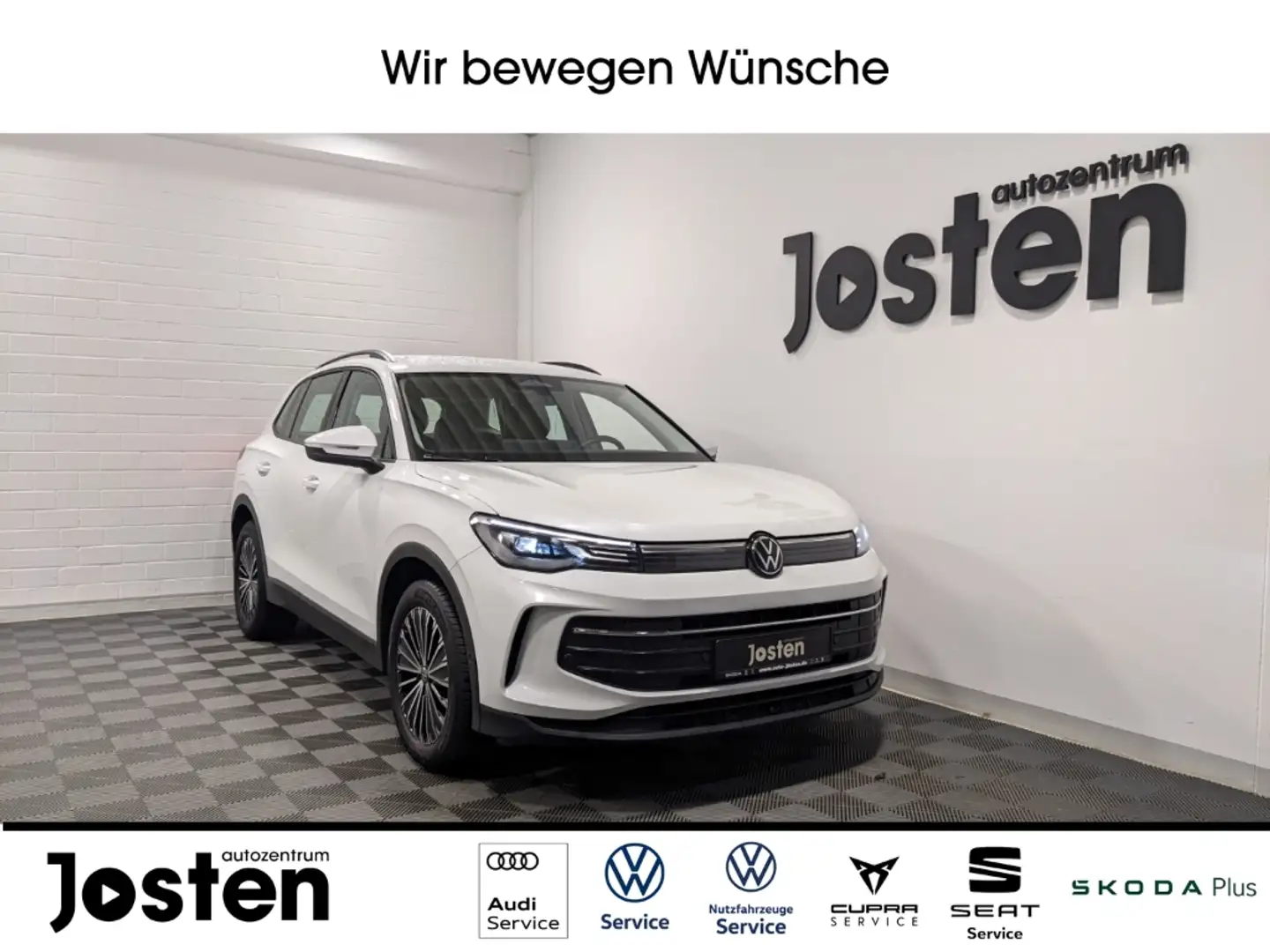 Volkswagen Tiguan Life 2.0 TDI AHK HUD CarPlay LED KAM DAB Weiß - 1
