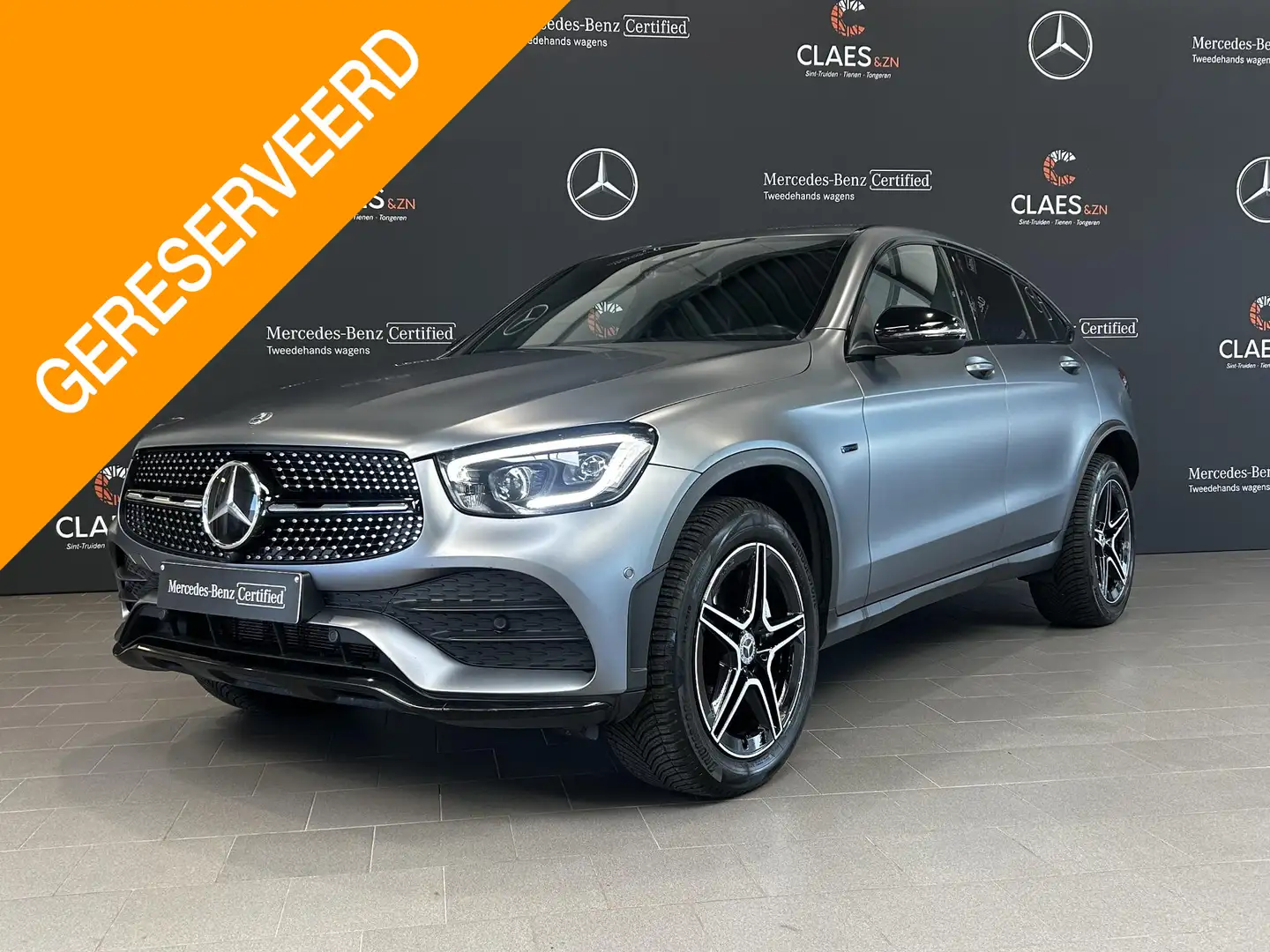 Mercedes-Benz GLC 300 300de 4MATIC AMG Line Coupé DOS 7614 Gris - 1