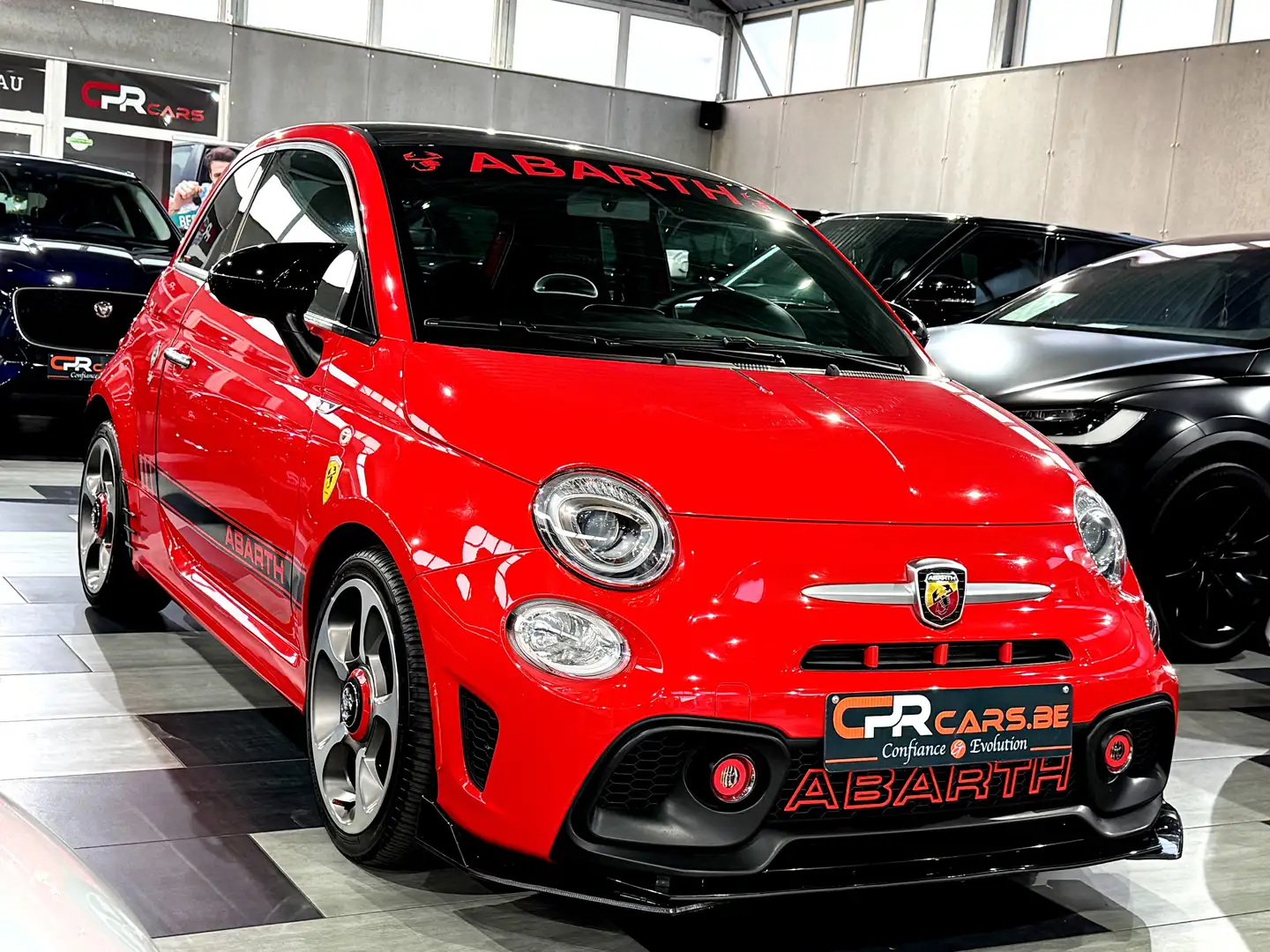Abarth 595 1.4 T-Jet Etat Neuf Full Hist. Rouge - 2