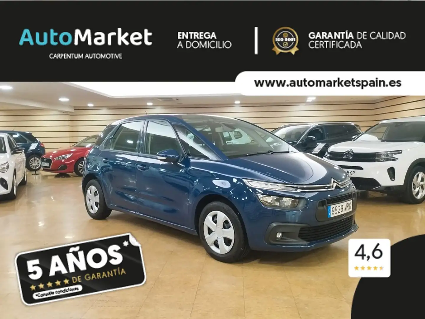 Citroen C4 Picasso 1.2 PureTech S&S EAT6 Feel 130 Bleu - 1