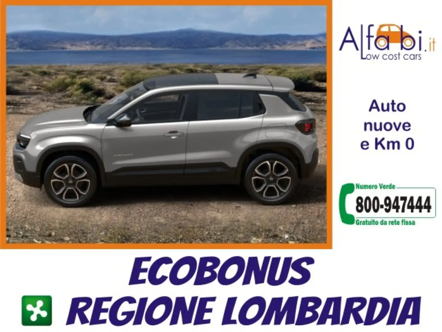 Jeep Avenger MY25 1.2 110CV MHEV Aut. Summit (Pelle e Tetto) Grigio - 1