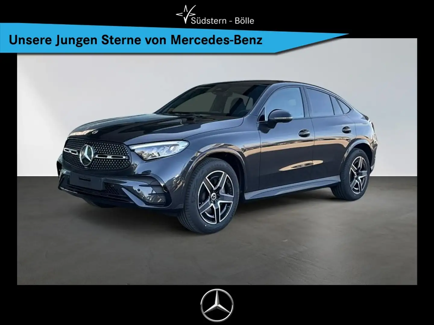 Mercedes-Benz GLC 220 d 4M Coupe +AMG+SHZ+NAVI+AMBIENTE+KAMERA Gris - 1