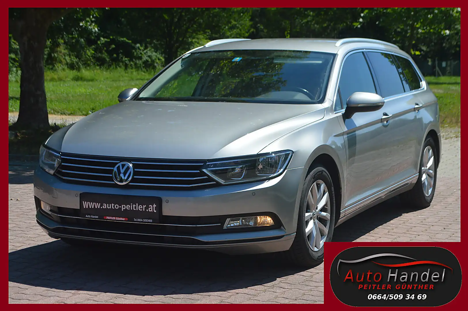 Volkswagen Passat Variant 1,6 TDI DSG+NAVI+SHZ+PDC+ Silber - 1