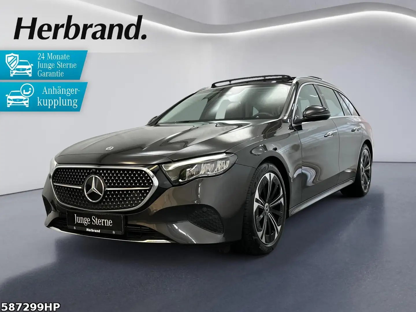 Mercedes-Benz E 220 d T Avantgarde *Panorama AHK 19" Distronic Grijs - 1