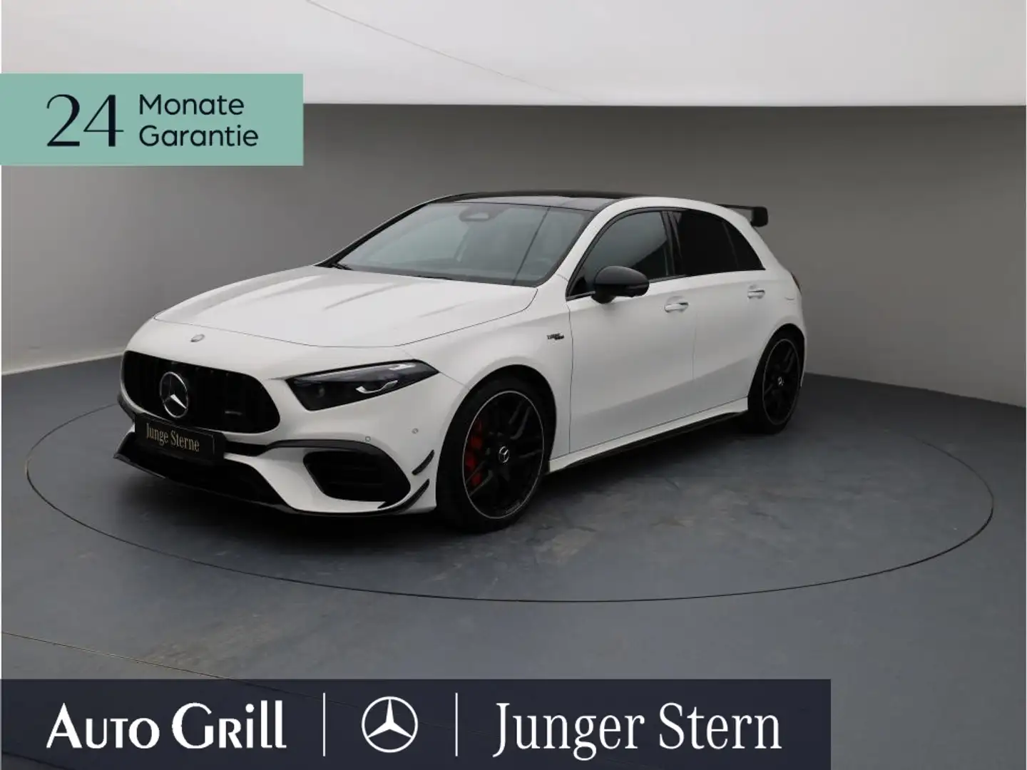 Mercedes-Benz A 45 AMG A 45 S 4M+ Night Perf Sitz Aero Pano Burm Distro Weiß - 2