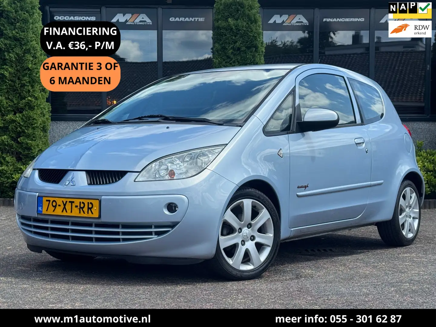 Mitsubishi Colt 1.3 | AIRCO | 1E EIG | NIEUWE APK Bleu - 1