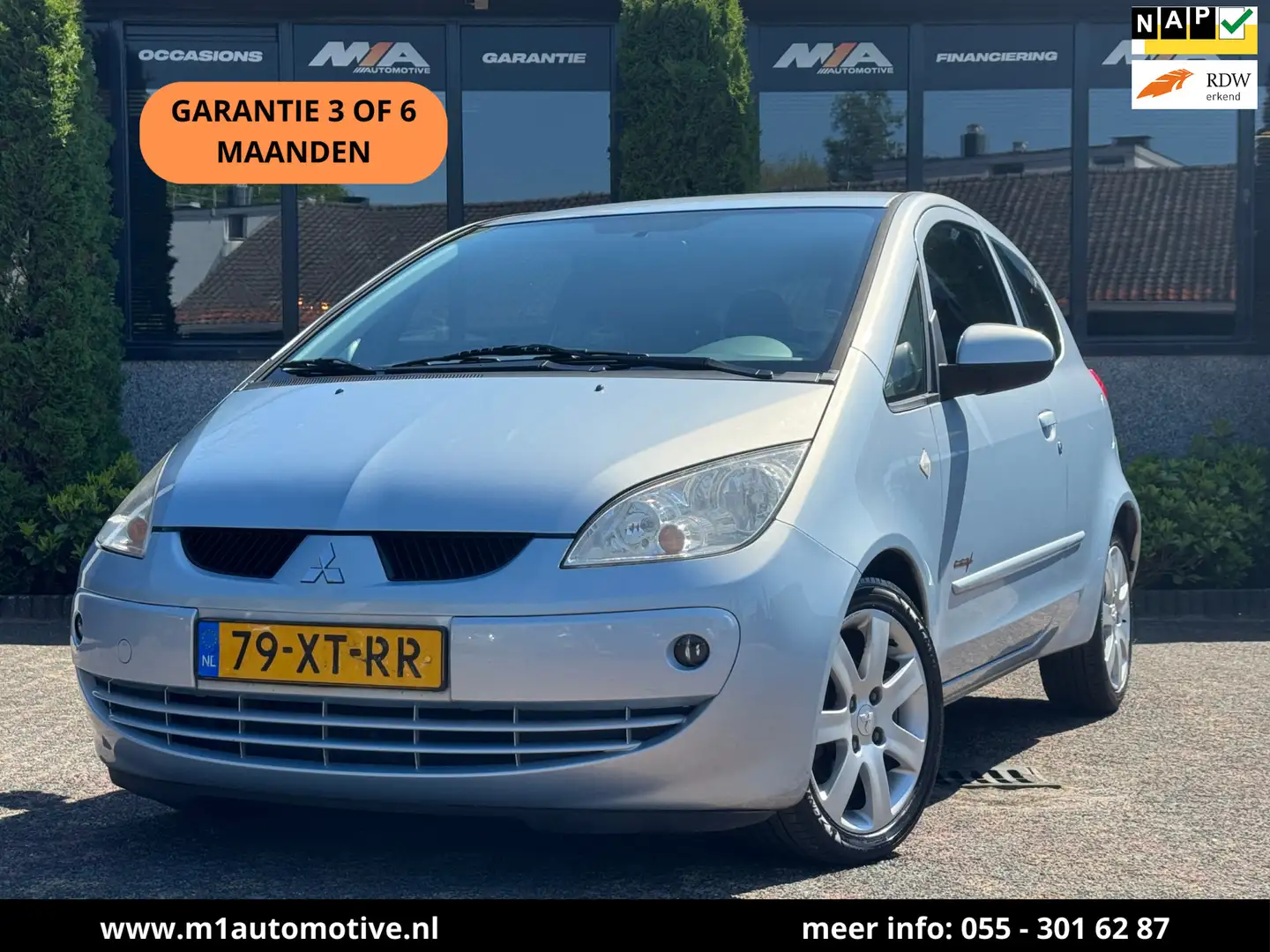 Mitsubishi Colt 1.3 | AIRCO | 1E EIG | NIEUWE APK Blauw - 1