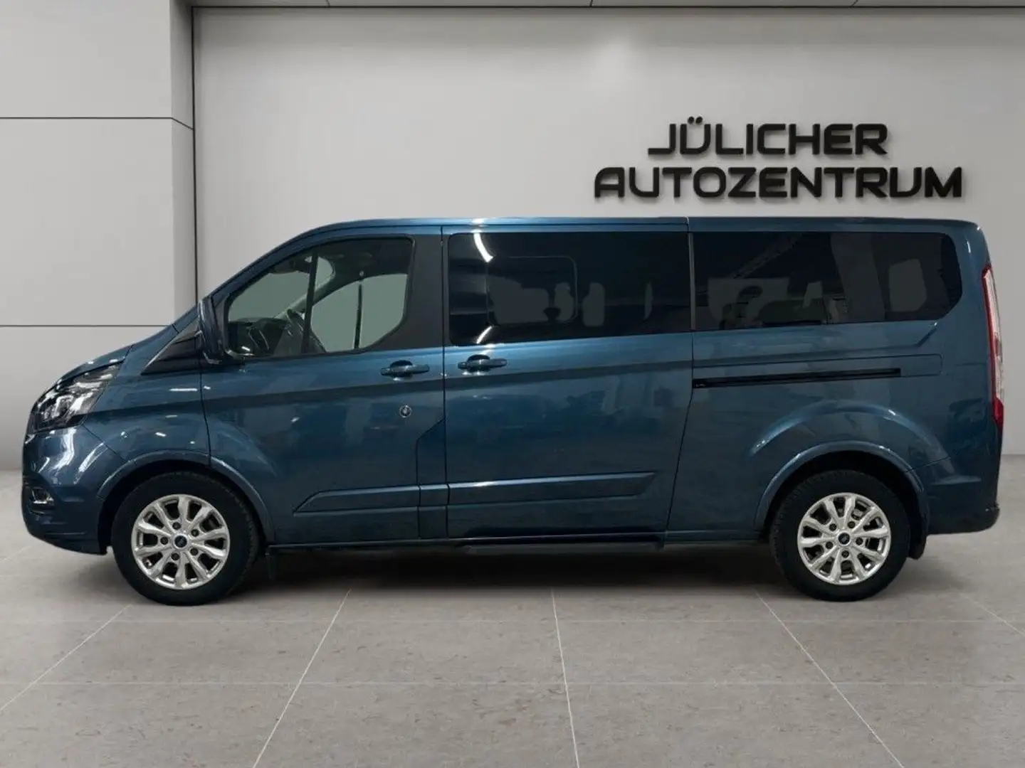 Ford Tourneo Custom L2 Titanium, 1.Hand, Scheckheft Blau - 2