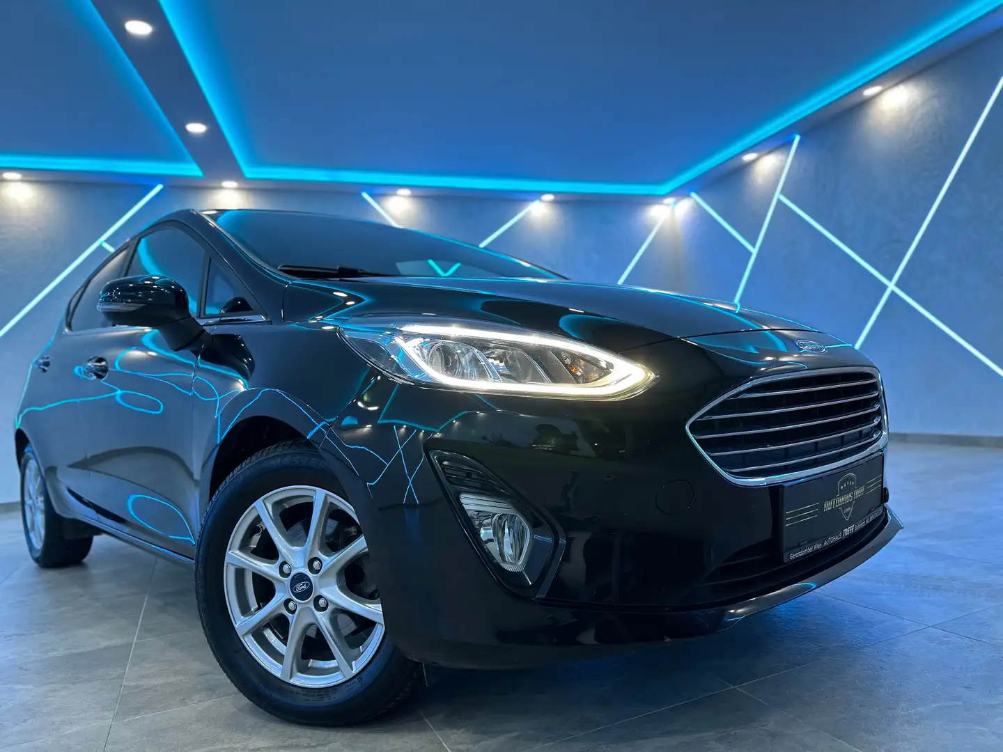 Ford Fiesta Titanium 1,0 EcoBoost**LED*SPURASS.*1.BESITZ** Schwarz - 1