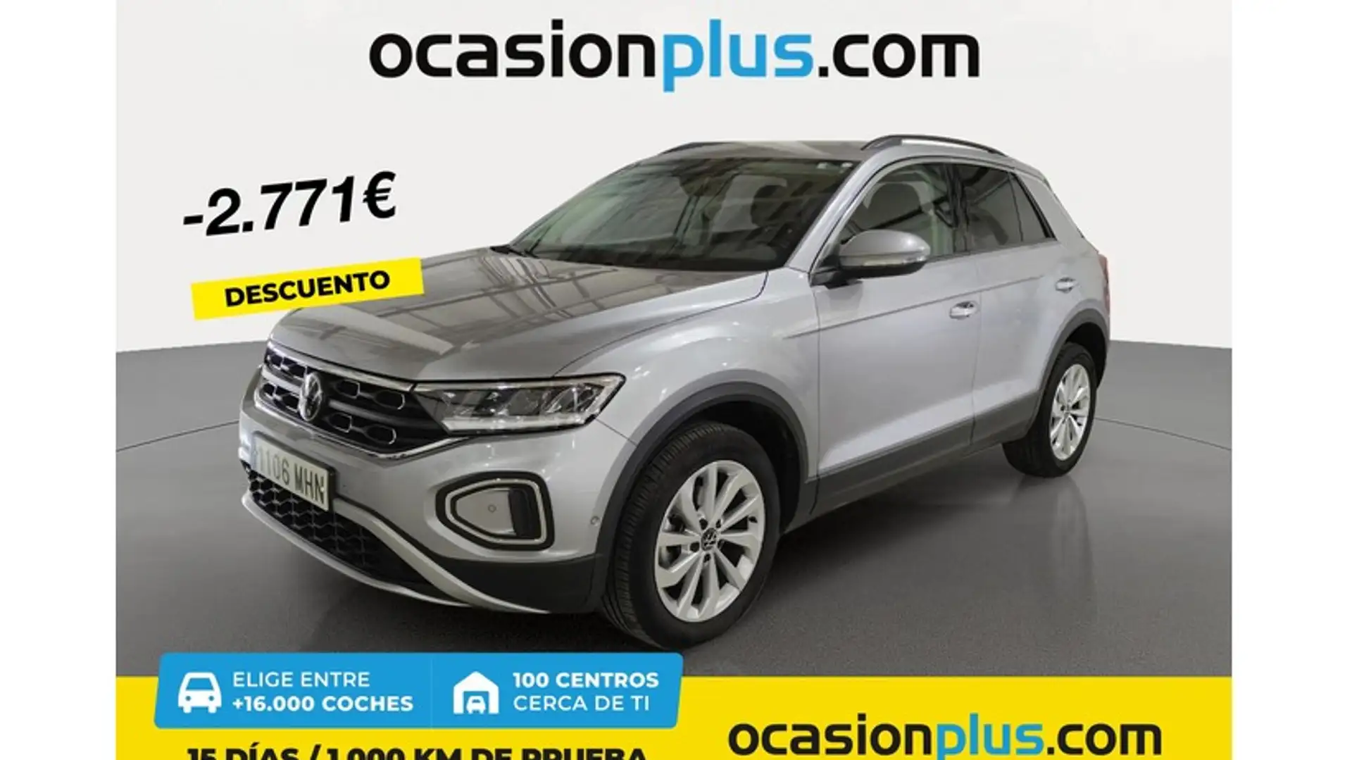Volkswagen T-Roc 2.0TDI Life 85kW Plateado - 1