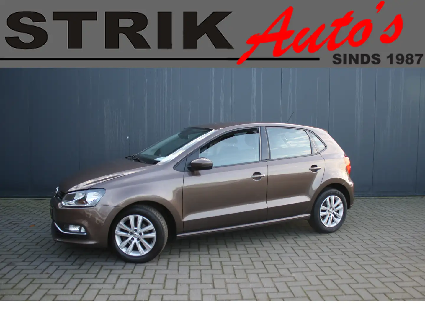 Volkswagen Polo 1.2 TSI 90PK Comfortline - AIRCO - 5-DEURS Bruin - 1