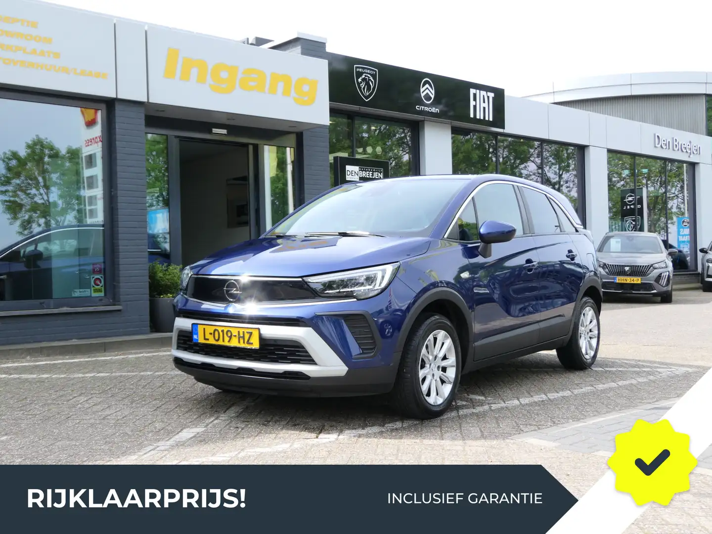 Opel Crossland 1.2 Turbo Elegance Automaat | Camera | Navigatie | Blauw - 1