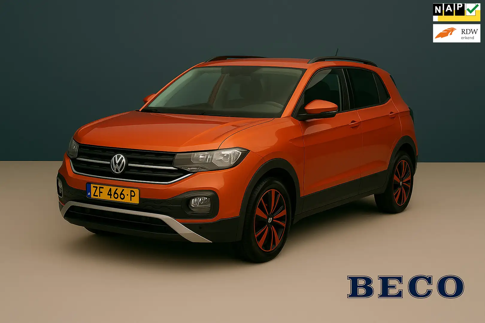 Volkswagen T-Cross 1.0 TSI Life|Lane Assist|Navi|Luxe| Narancs - 1