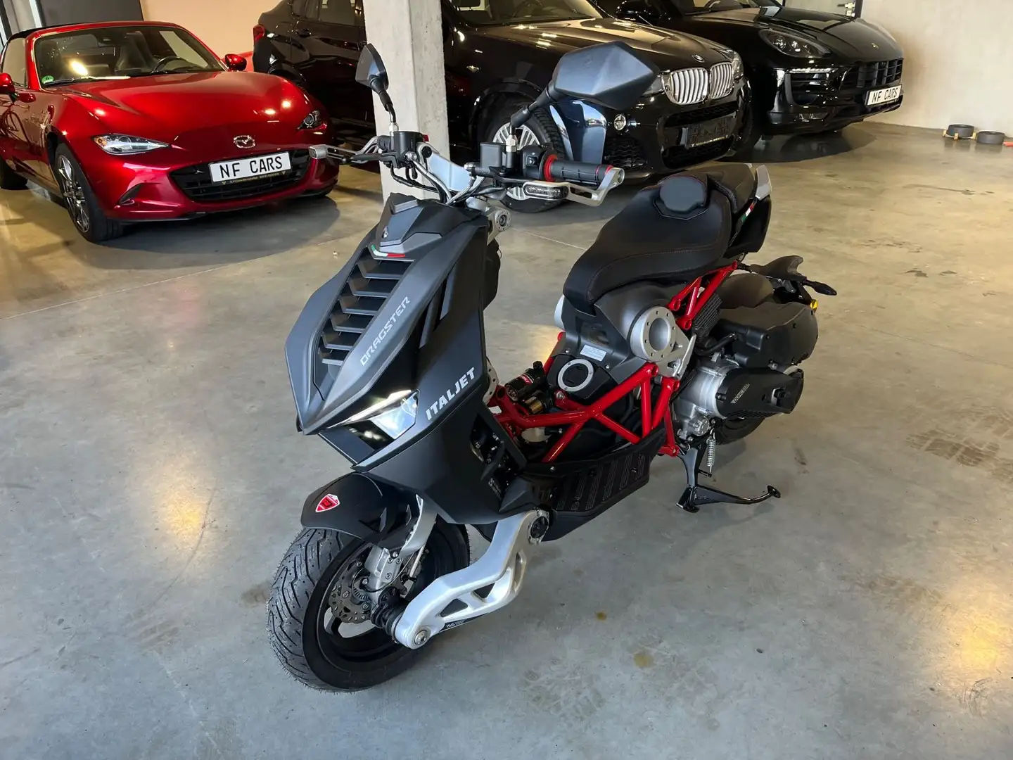 Italjet Dragster 125 ccm 1.Hand Mwst.ausweisbar,Akrapovic Negro - 2