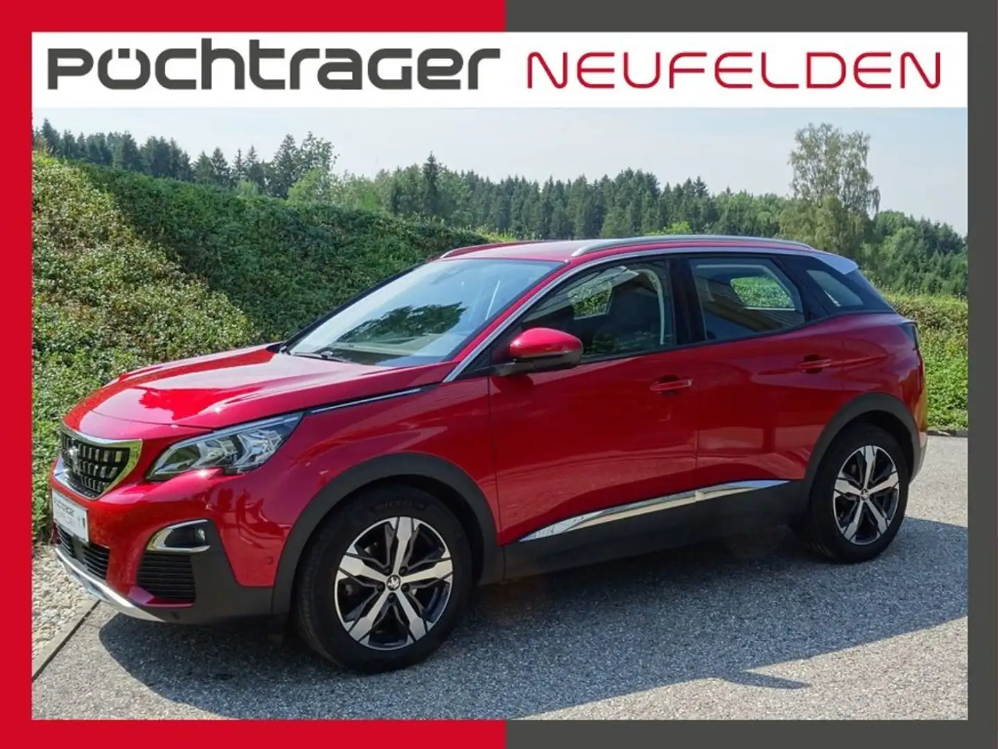Peugeot 3008 Allure BHDi 130 EAT8 Anhängevorrichtung Rot - 1
