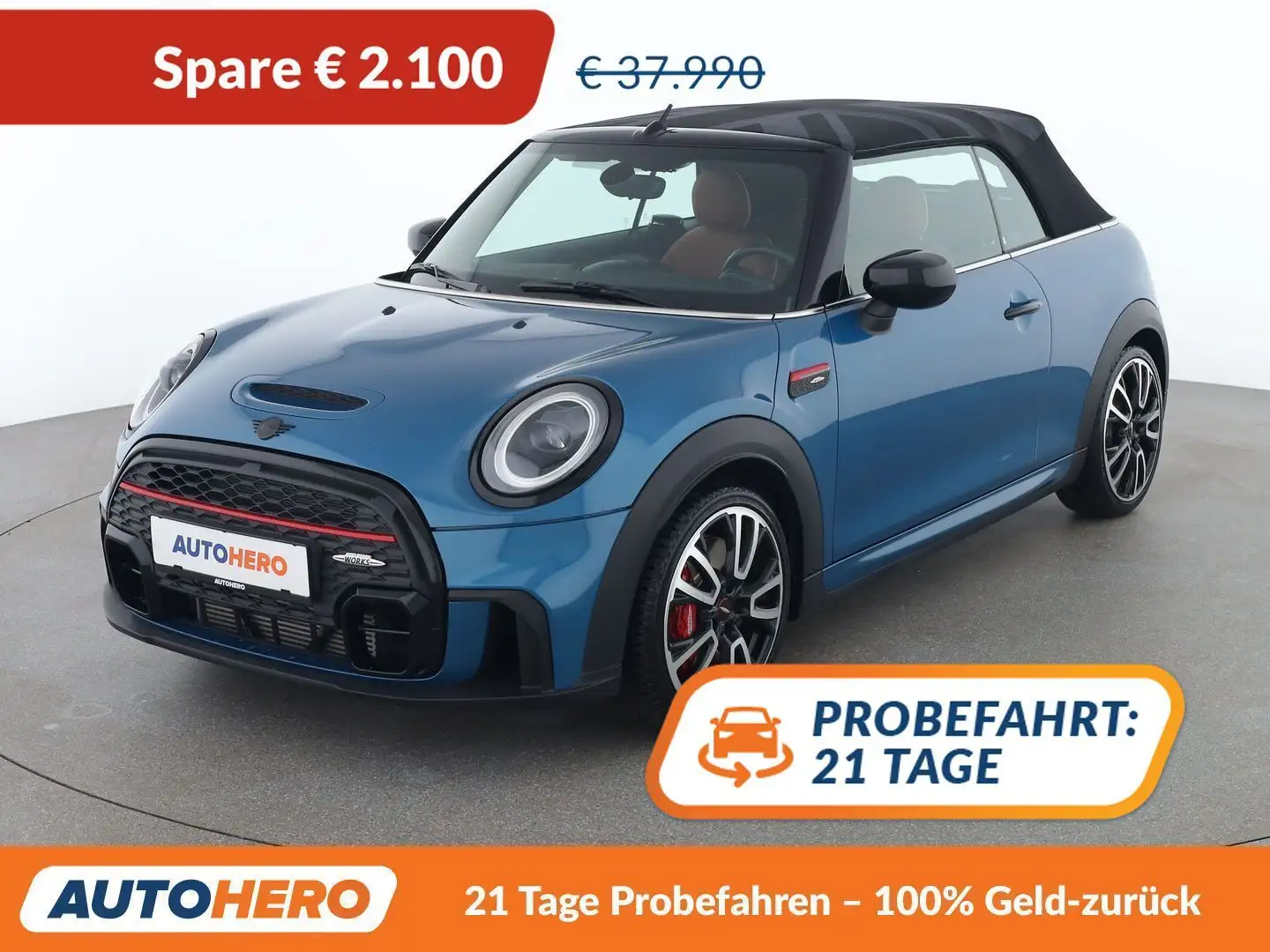 MINI John Cooper Works Cabrio John Cooper Works Blau - 1