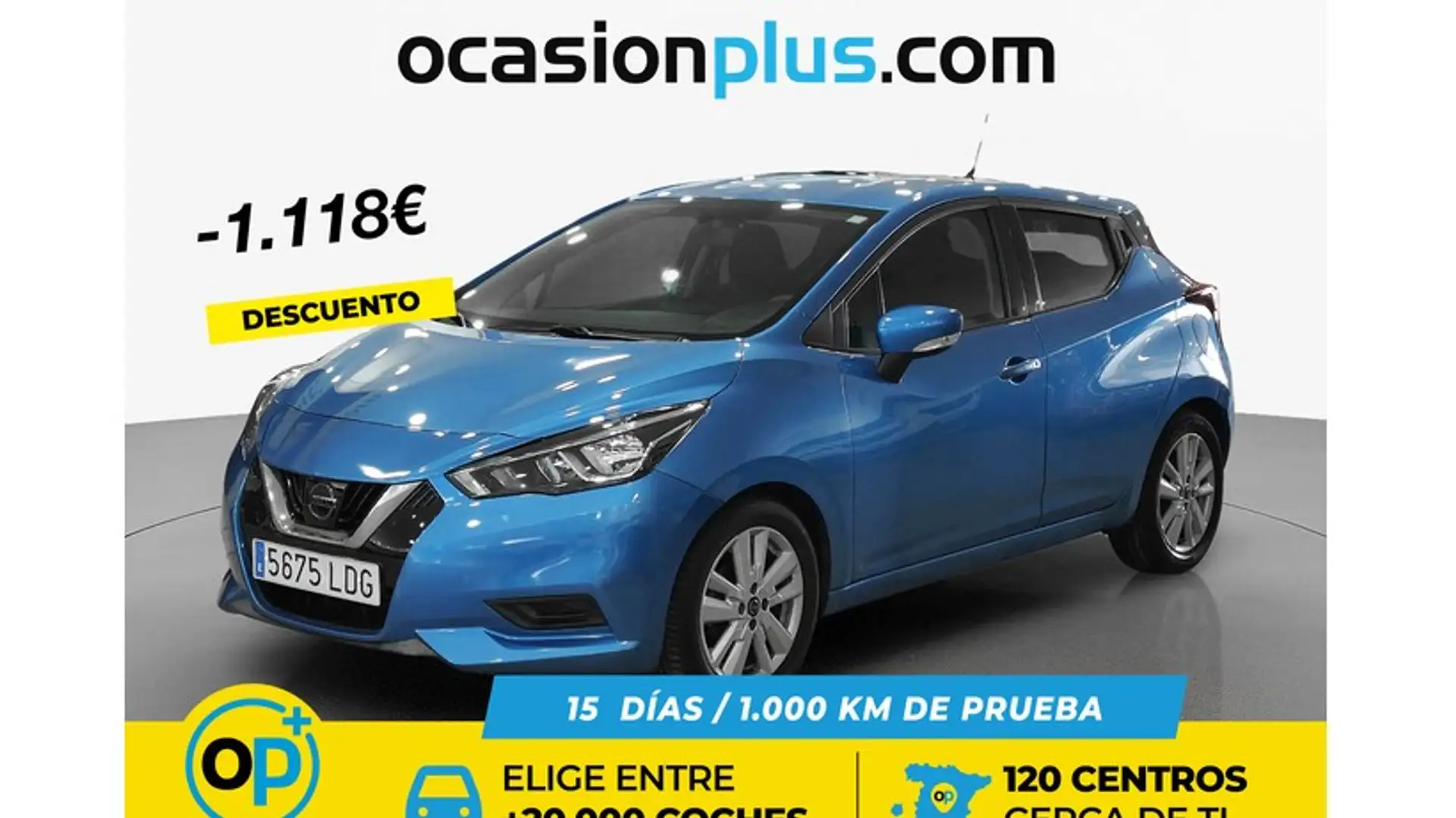 Nissan Micra IG-T Acenta 100 Azul - 1