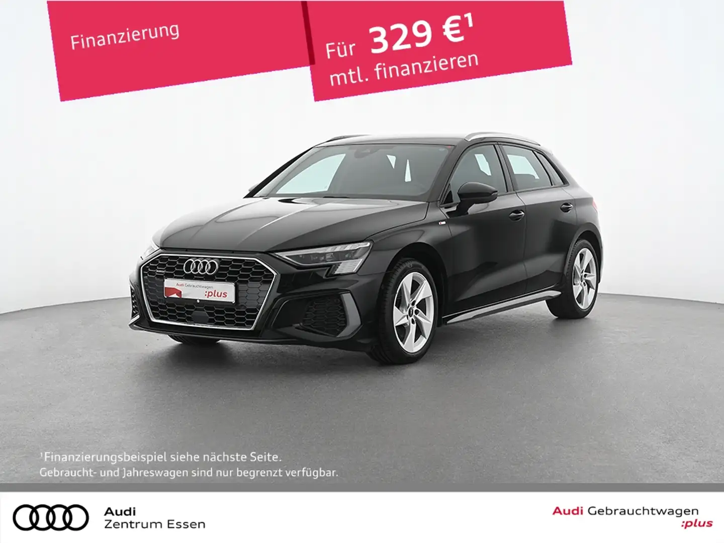 Audi A3 Sportback 40 TDI quattro S-LINE S-TRONIC LED   NAV Noir - 1