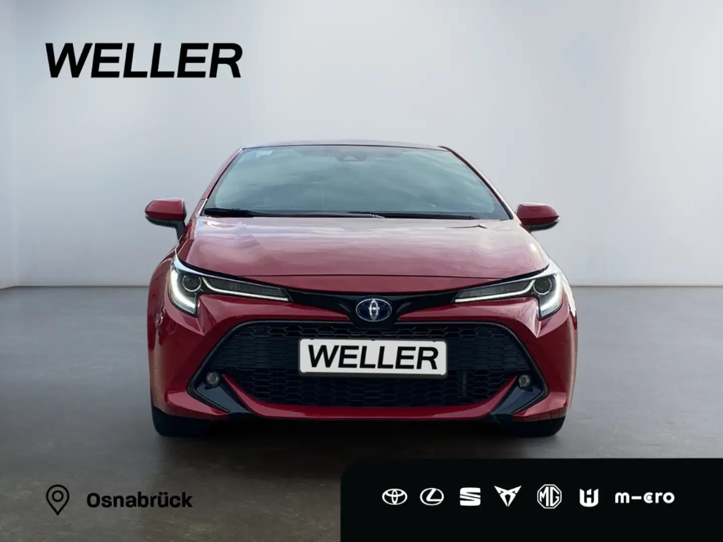 Toyota Corolla 1.8 Hybrid Team D *LED*ACC*CAM*Navi*TWA* Rouge - 2