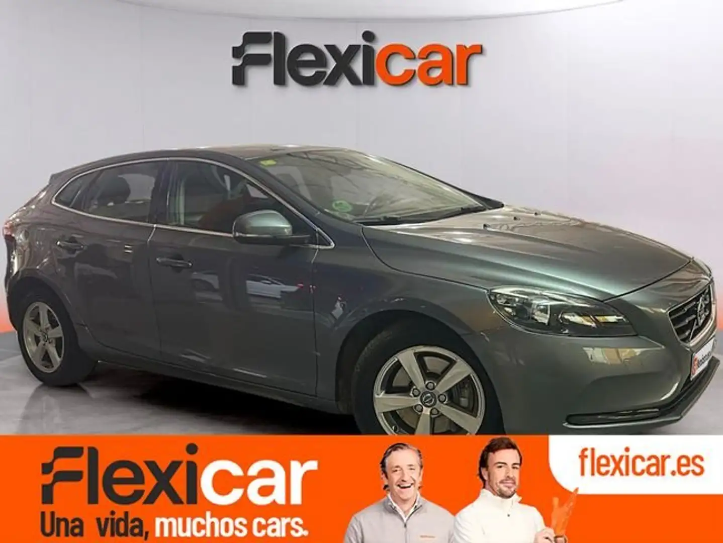 Volvo V40 D2 Momentum 120 Gris - 1