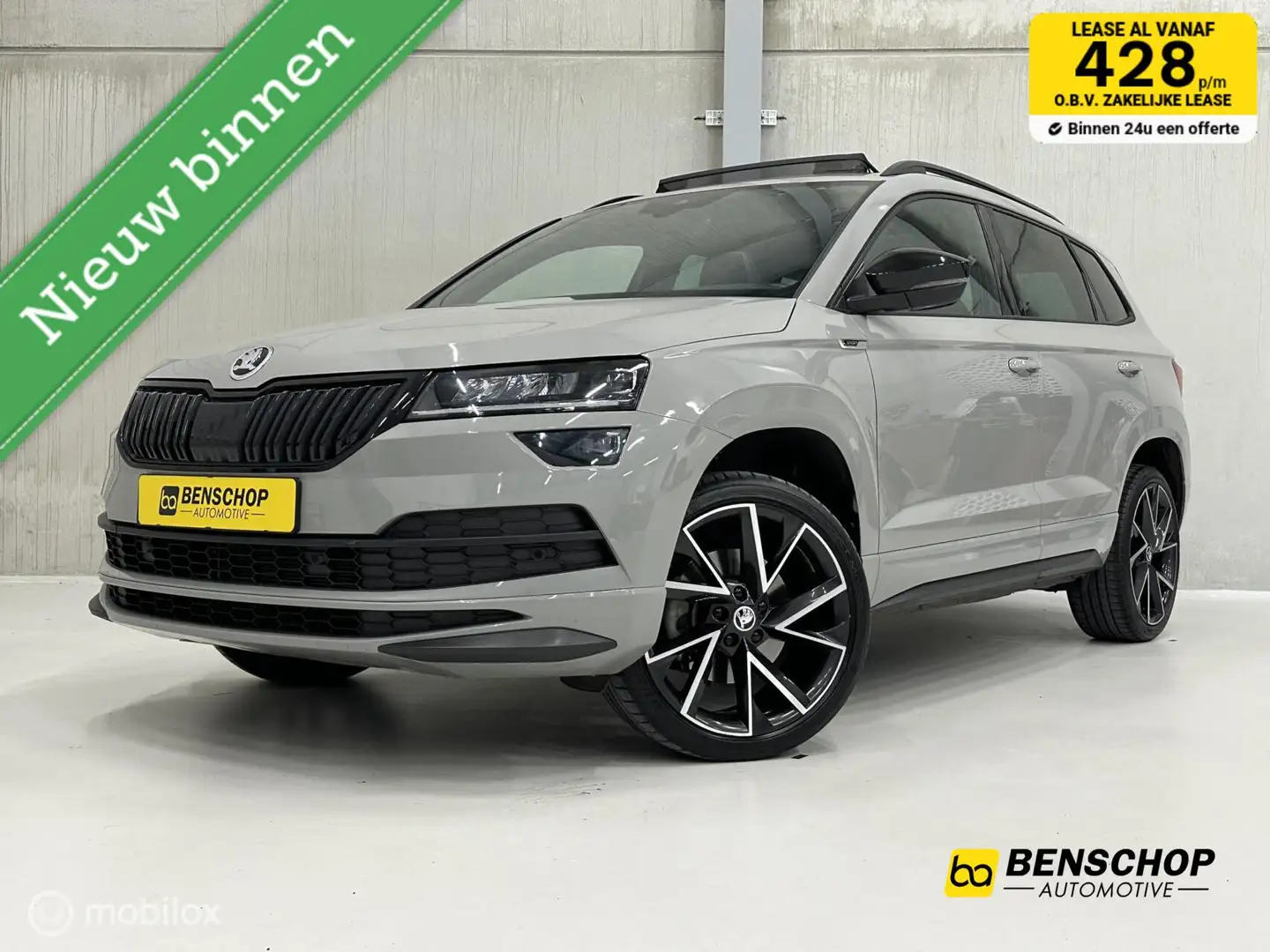 Skoda Karoq 1.5 TSI ACT Sportline Panodak Navi Carplay Virtual Gris - 1