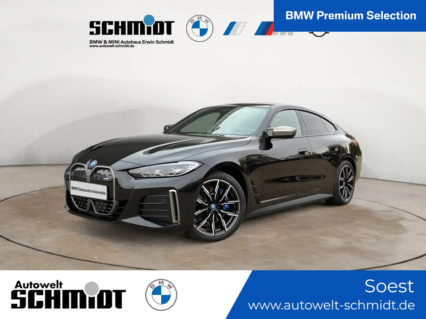 BMW i4 M50 + 2Jahre-BPS.-GARANTIE Noir - 1