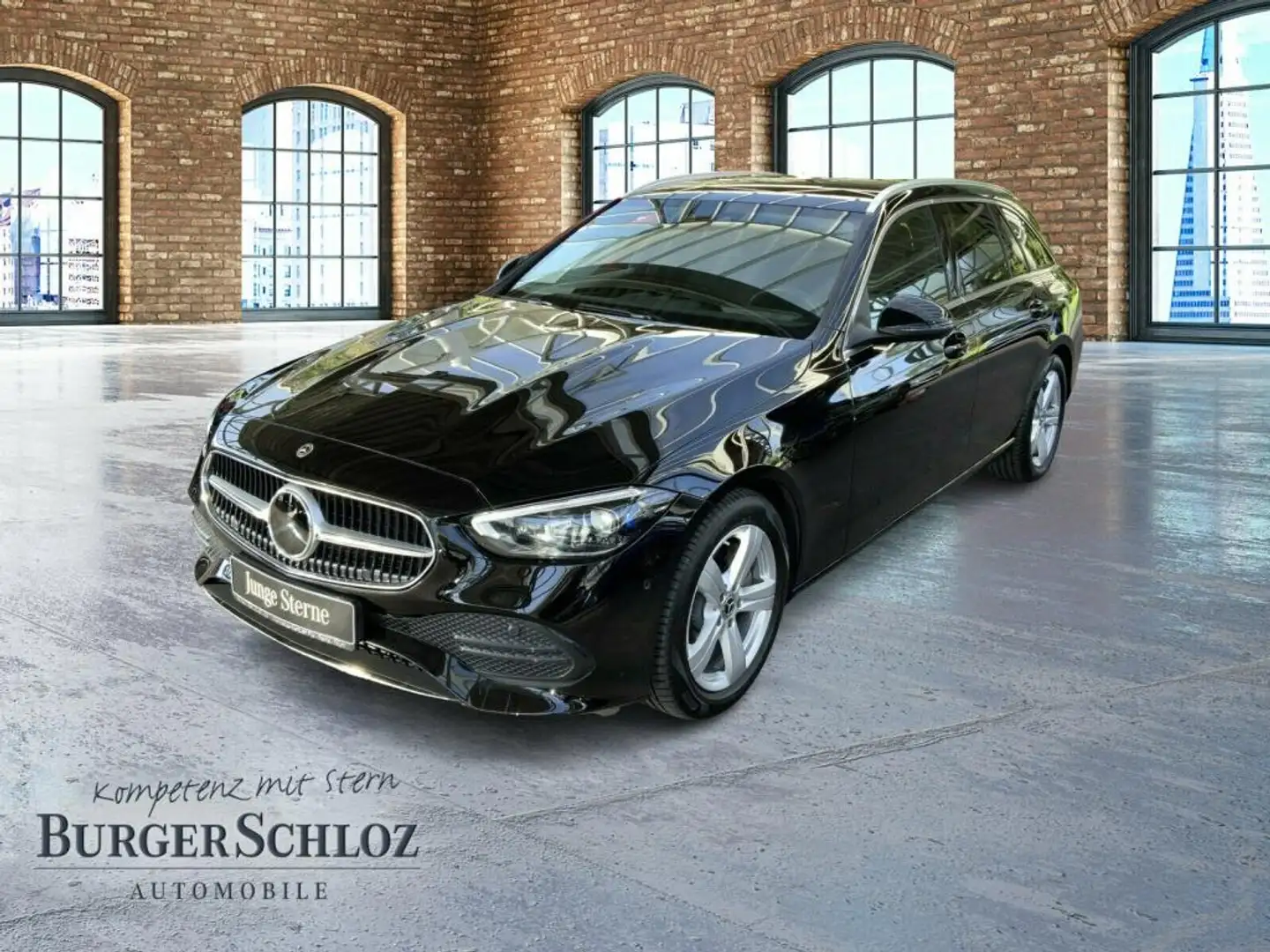 Mercedes-Benz C 220 T d 4M Avantgarde ACC AHK AUT Akustikglas Nero - 1
