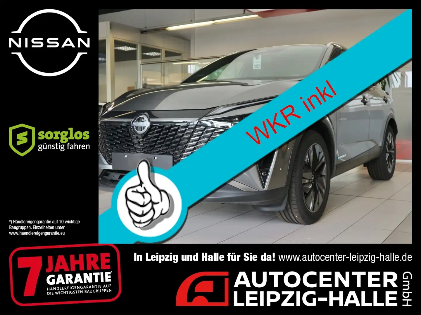 Nissan Qashqai TEKNA 1.3 DIG-T MHEV Xtronic 4x2 WKR inkl Grau - 1