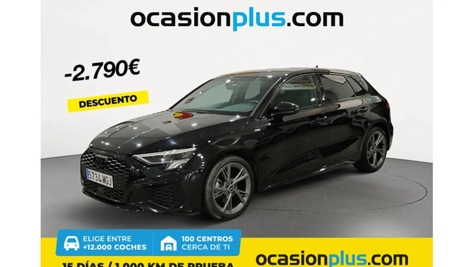 Audi A3 Sportback 35 TFSI Black line Noir - 1