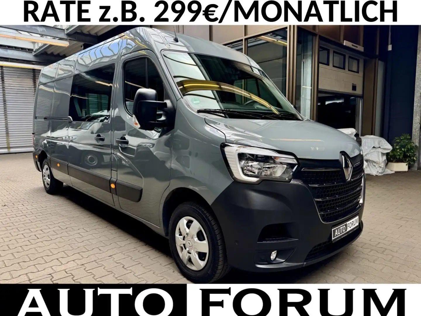 Renault Master 2.3 dCi L3H2 3,5t AHK KLIMA CAM 3STZ TEMP Grau - 1