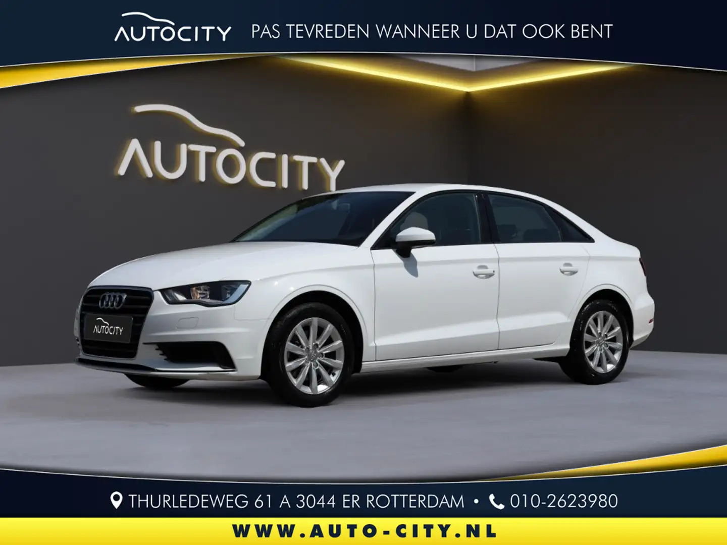 Audi A3 Limousine 1.4 TFSI Attr.Pro Line Automaat l Navi l Weiß - 1
