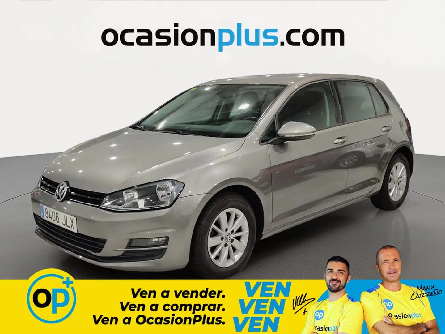 Volkswagen Golf 1.6TDI CR BMT Business DSG 110 Gris - 1