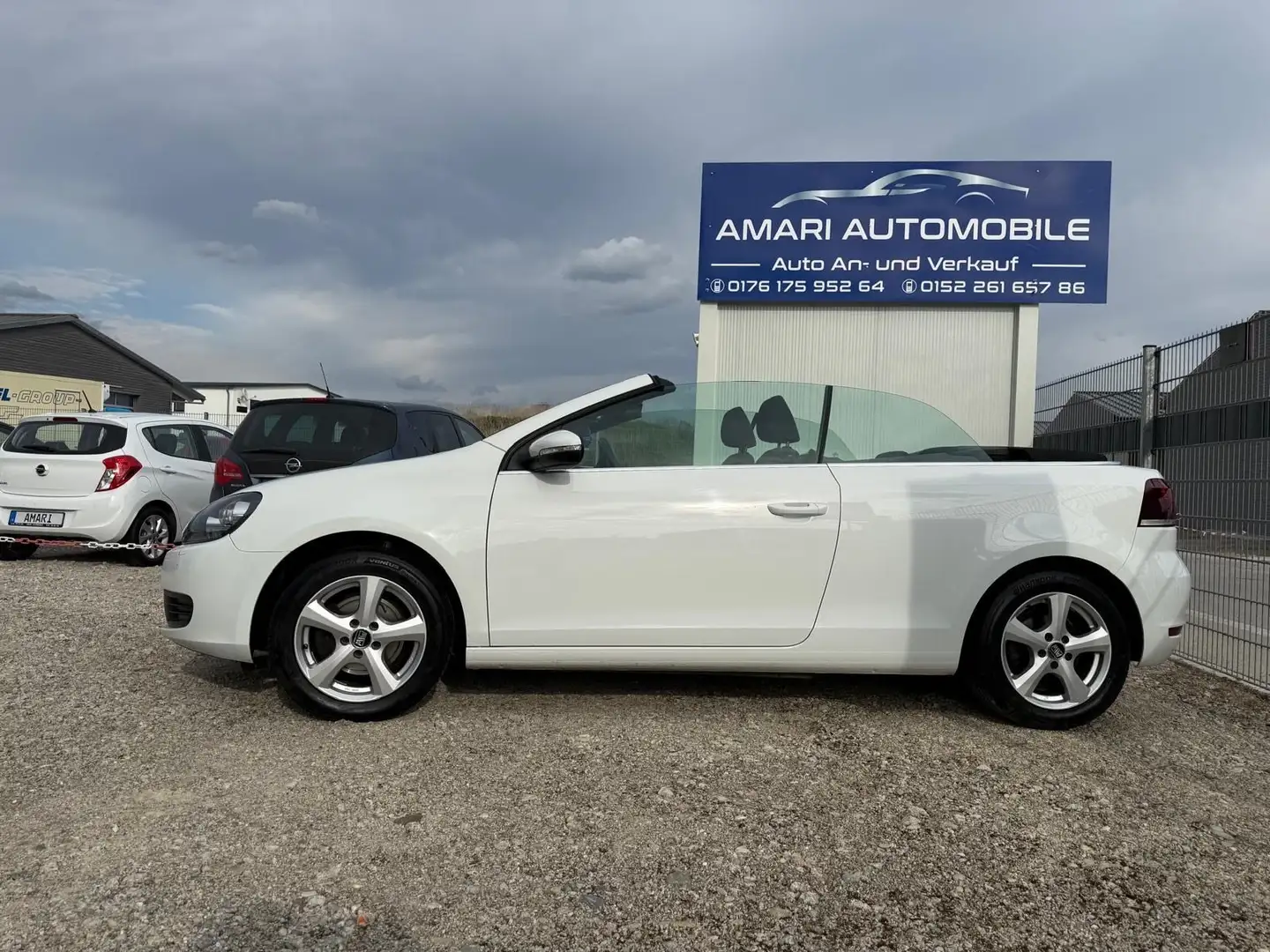 Volkswagen Golf VI Cabriolet*8Fach*MFL* Blanc - 1