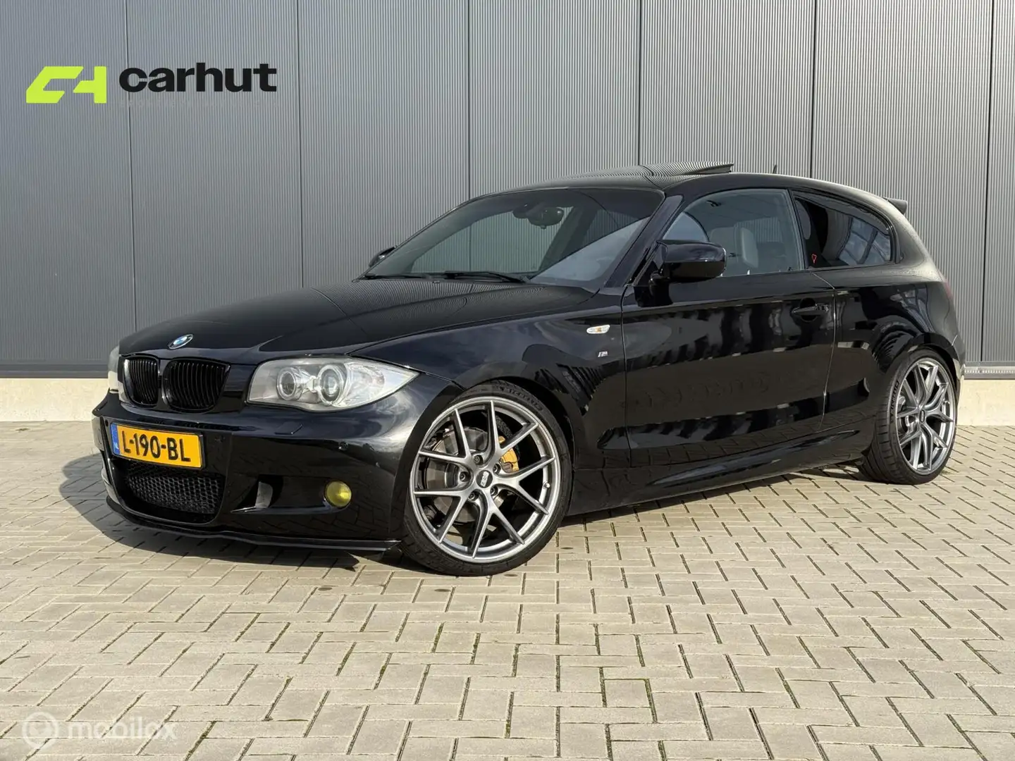 BMW 120 1-serie 120d, KW, BBS, Pano, Michelin, Zwart - 1