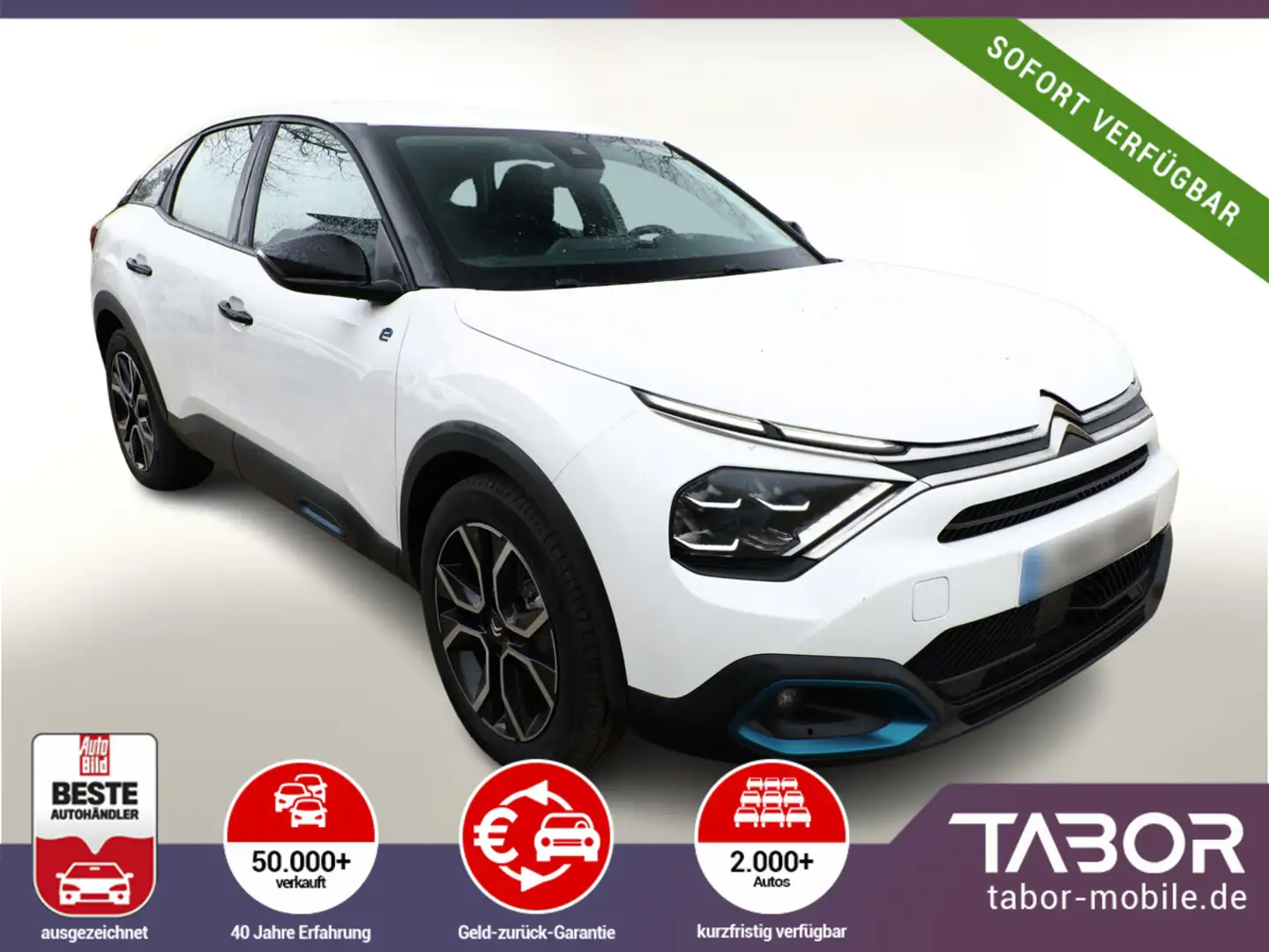 Citroen C4 e- 50kWh Feel LED 10"-DAB DigCo PDC 11kW-OBC Weiß - 1