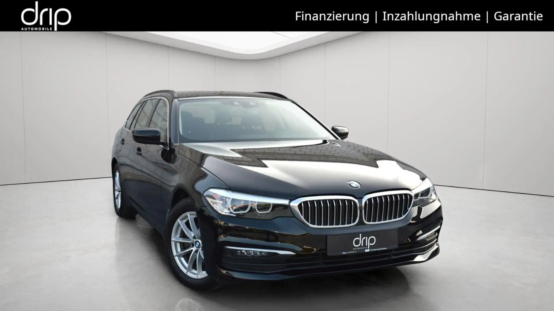 BMW 520 d Touring *Kamera|LED|1.Hand* Schwarz - 1