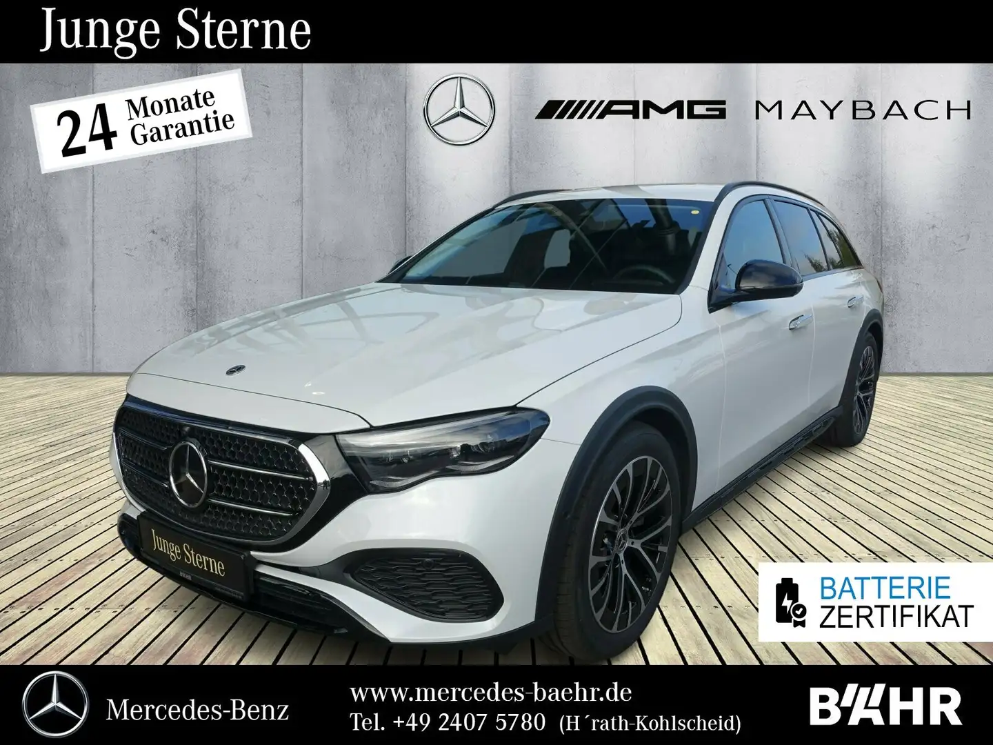 Mercedes-Benz E 300 E 300 de 4M T All-Terrain Night/AHK/Head-Up/360° Weiß - 1