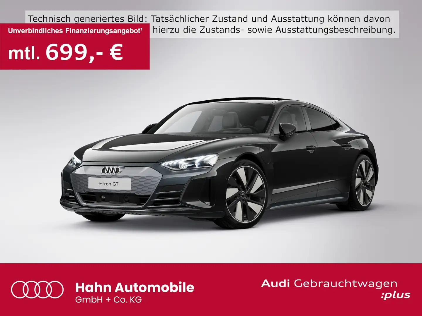 Audi e-tron GT Pano B&O Matrix Luftfederung Schwarz - 1